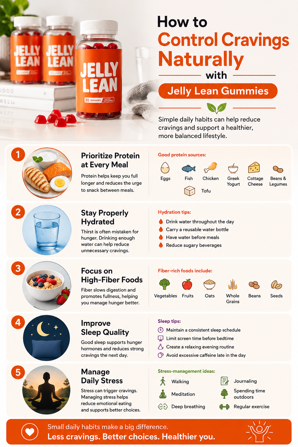 How to Control Cravings Naturally with Jelly Lean Gummies