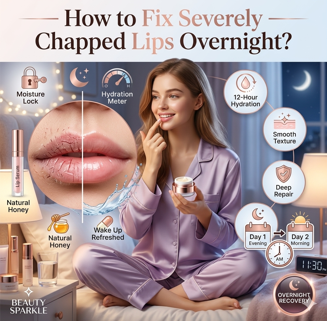 How to Fix Severely Chapped Lips Overnight