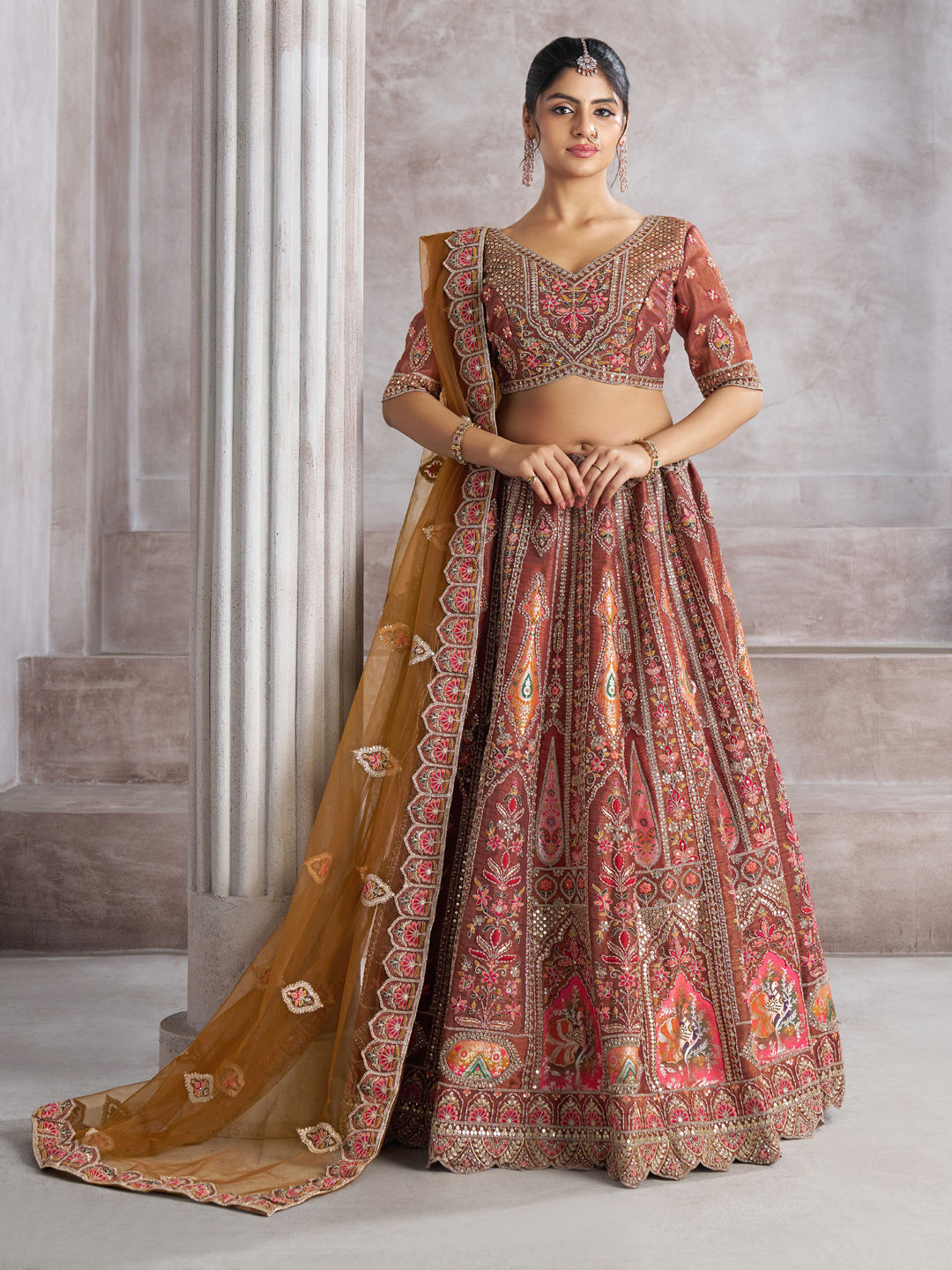 Why Patch Lehengas Are Perfect For Mehendi And Sangeet Functions