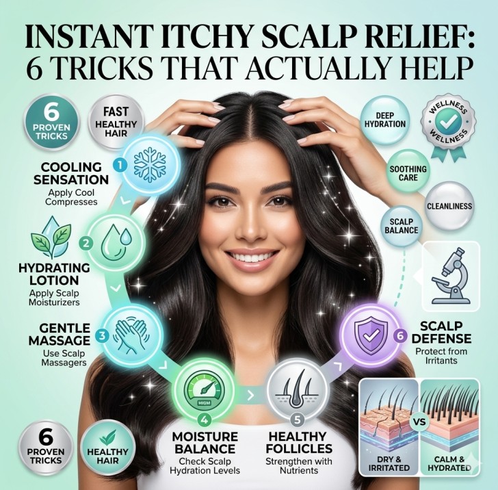Instant Itchy Scalp Relief: 6 Tricks That Actually Help