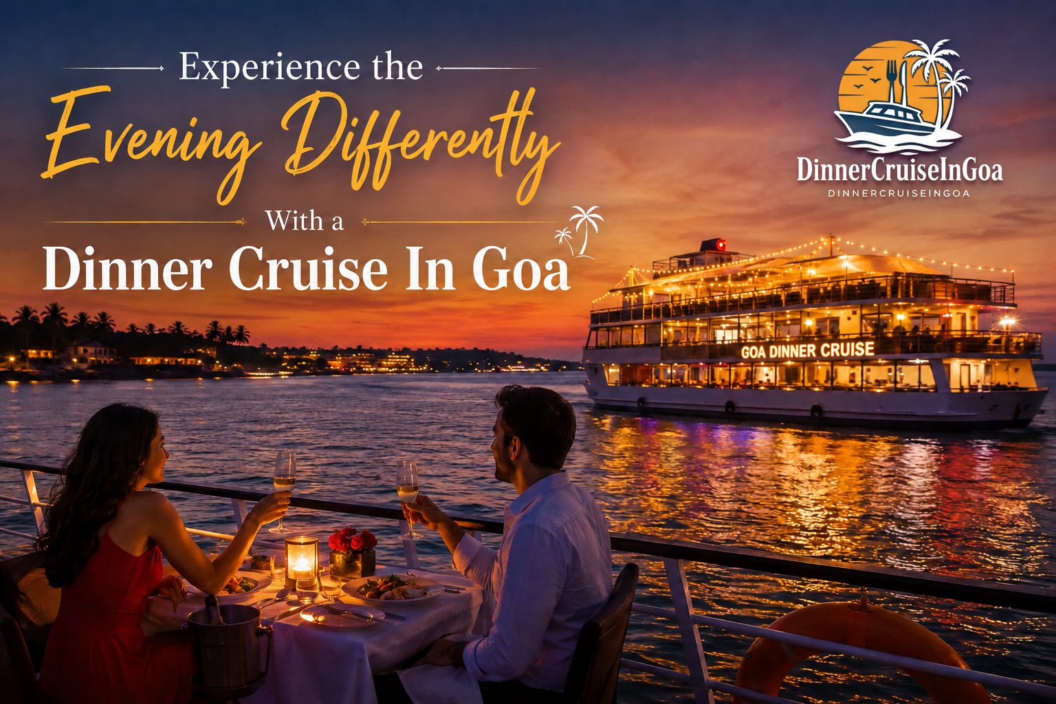 Experience Evening Differently on Best Dinner cruise in Goa