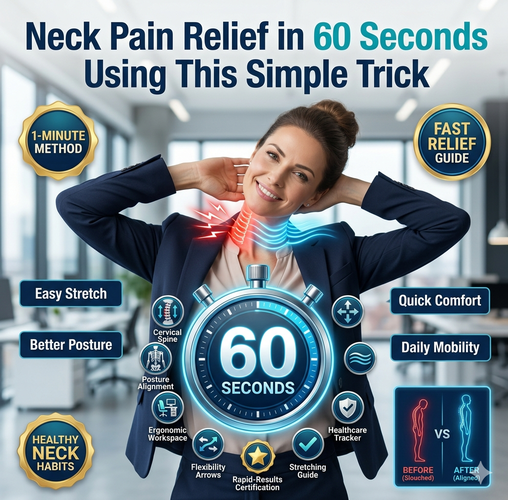 Neck Pain Relief in 60 Seconds Using This Simple Trick - Services Dictionary