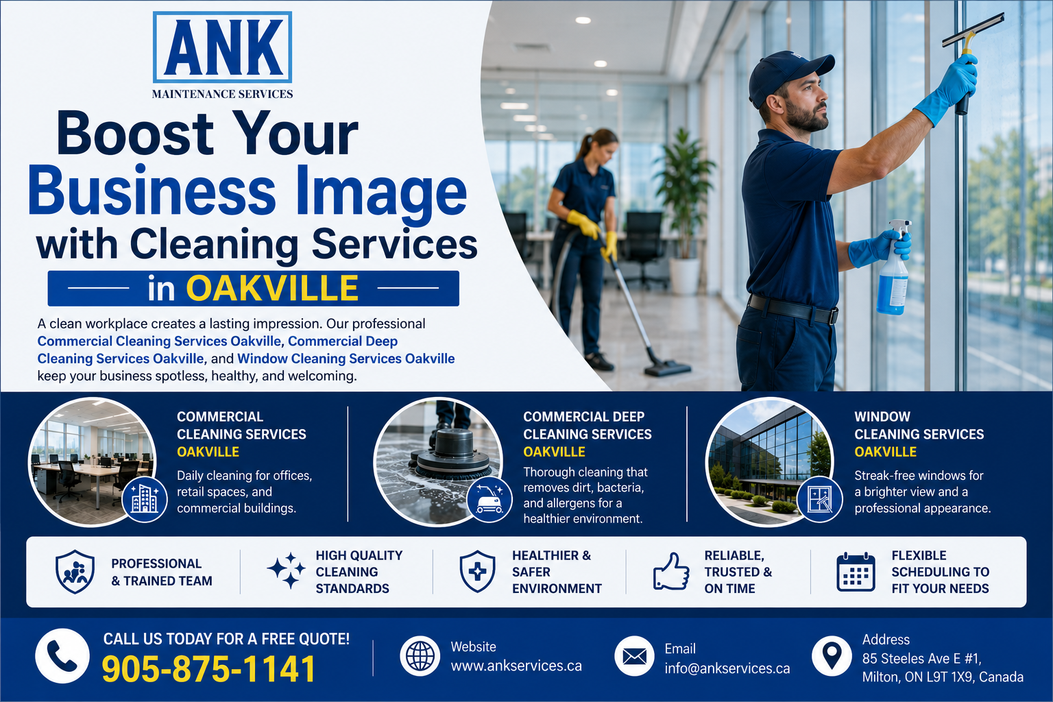 Boost Your Business Image with Cleaning Services in Oakville – Site Title