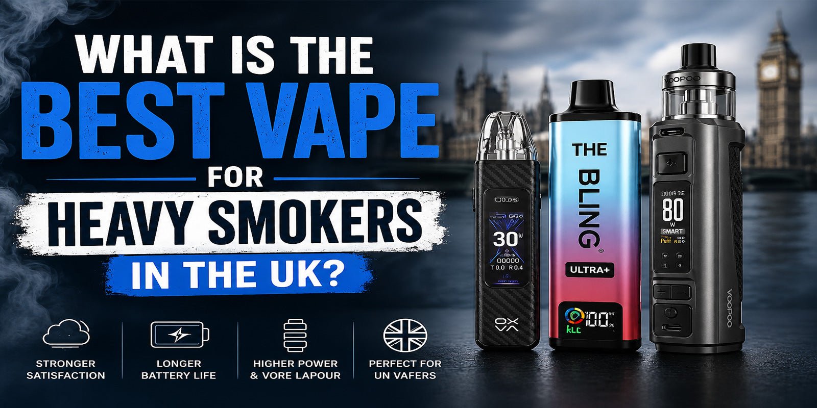 What Is the Best Vape for Heavy Smokers in the UK?– Bulk Vape Wholesale