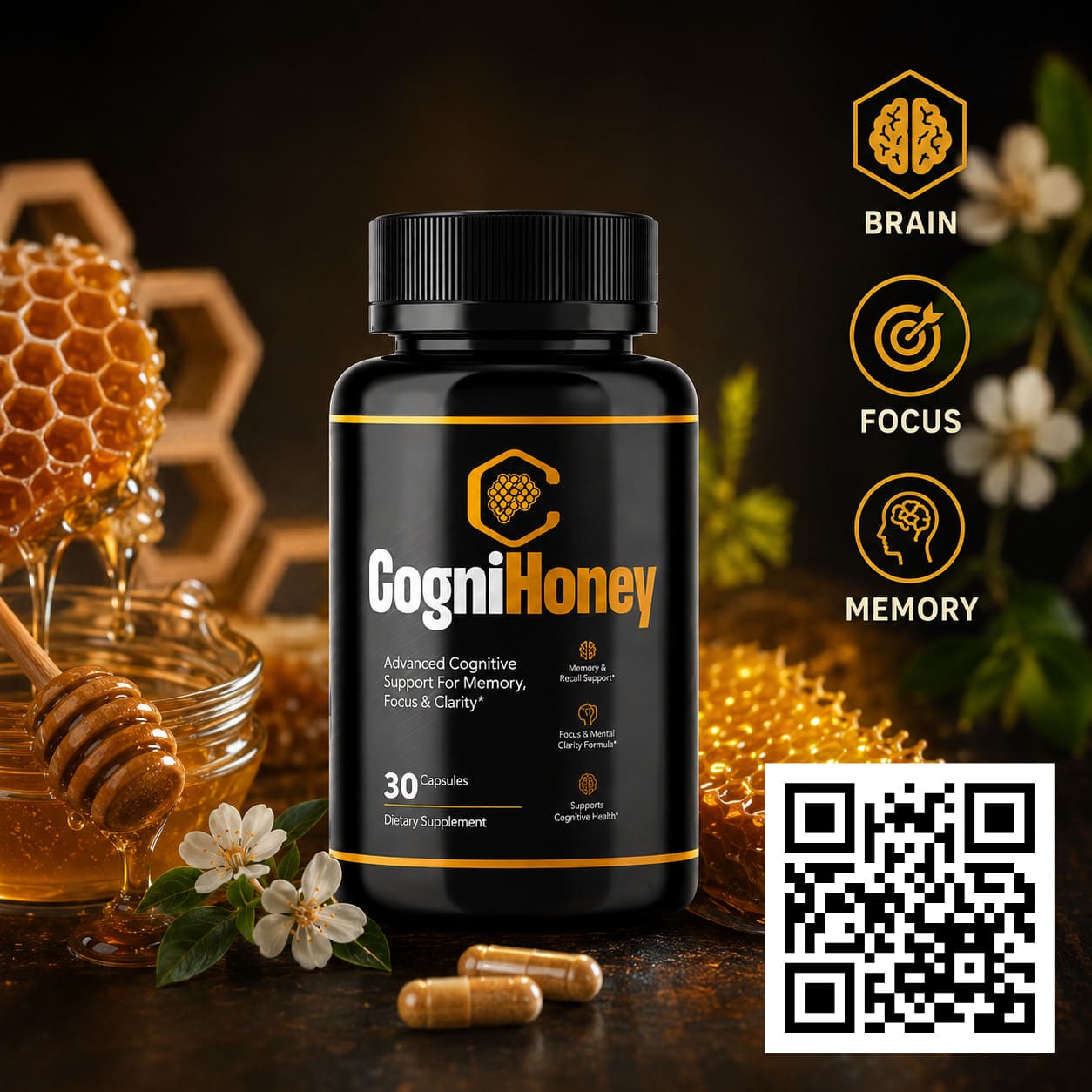 CogniHoney Boost Memory, Focus & Brain Health Naturally