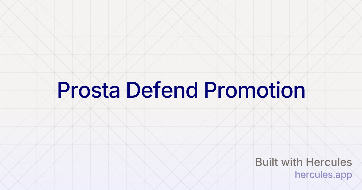 Prosta Defend – #1 Daily Prostate Health Supplement | Natural Formula