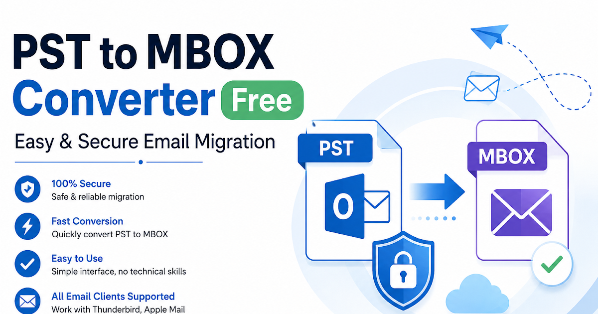 PST to MBOX Converter Free – Easy & Secure Email Migration