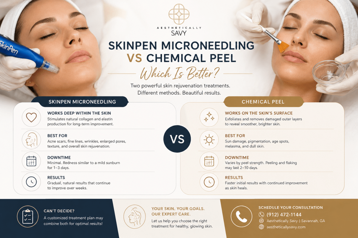 SkinPen Microneedling vs Chemical Peel: Which Is Better? – Aesthetically Savy
