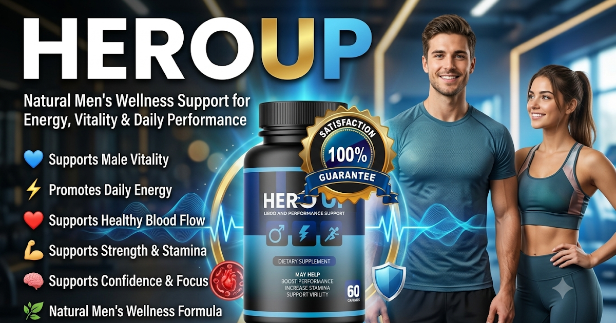 How Does HeroUP Support Male Vitality, Energy, and Daily Performance Naturally?