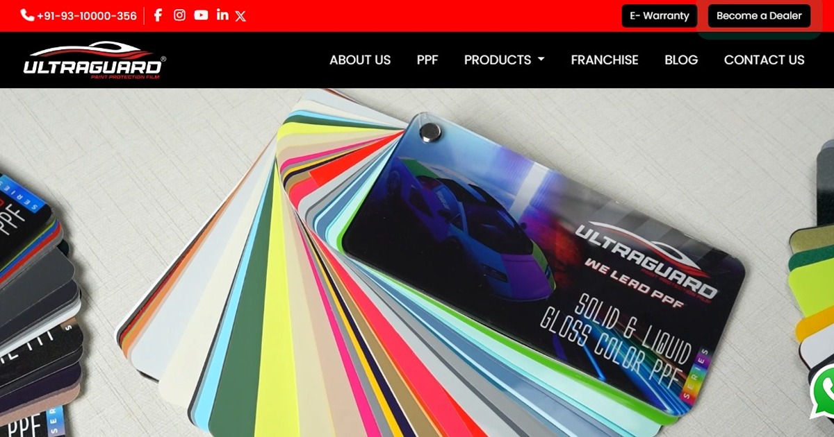 PPF Coating by Ultraguard - Premium Paint Protection Film