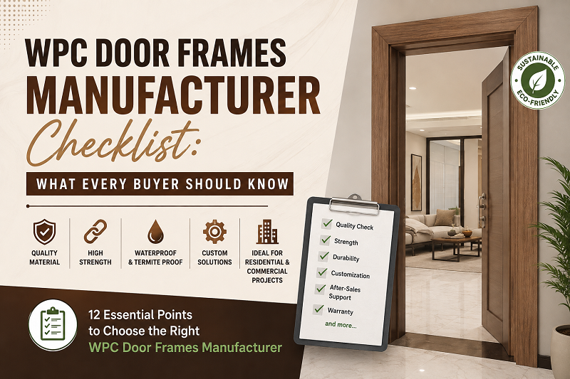 WPC Door Frames Manufacturer Checklist: What Every Buyer Should Know – Lirco
