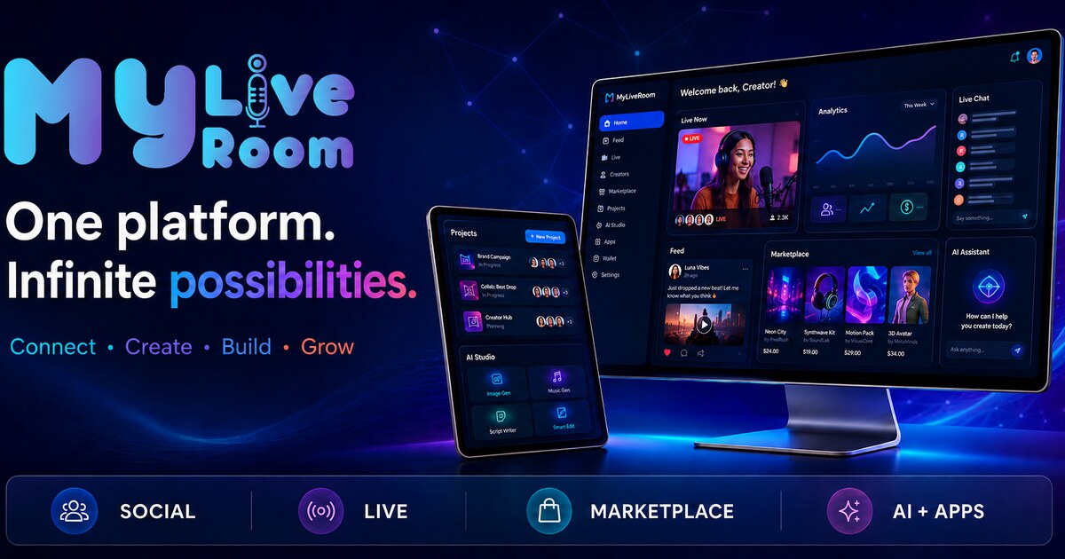 MyLiveRoom — Your Room. Your World.