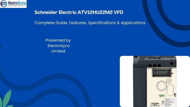 PPT - Schneider Electric ATV12HU22M2 VFD (2) PowerPoint Presentation, free download - ID:14877546