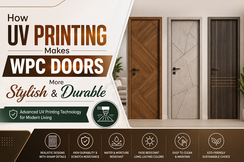 How UV Printing Makes WPC Doors More Stylish and Durable