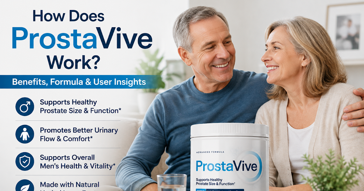 How Does ProstaVive Work? Benefits, Formula & User Insights ~ Healthy Fit Pro