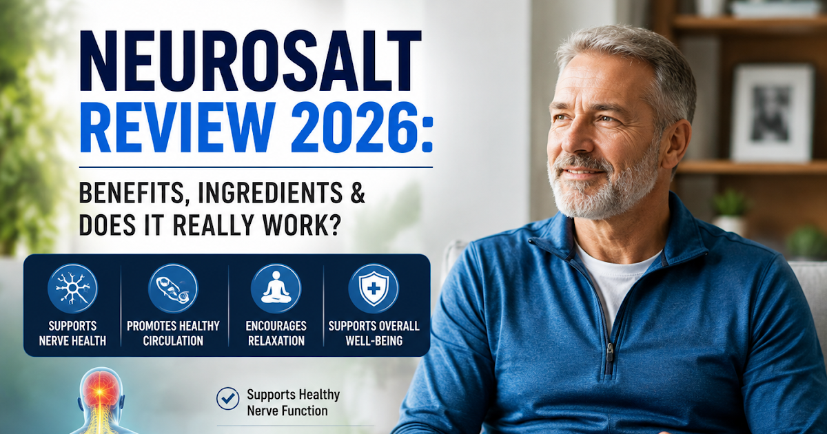 NeuroSalt Review 2026: Benefits, Ingredients & Does It Really Work? ~ Healthy Fit Pro