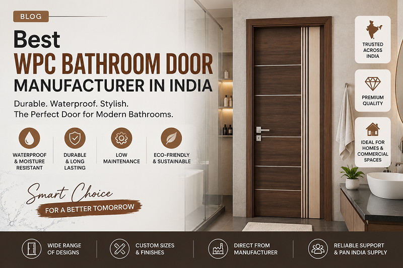 How to Choose the Best WPC Bathroom Door Manufacturer in India