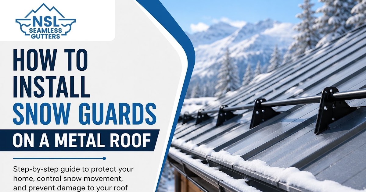How to Install Snow Guards on a Metal Roof