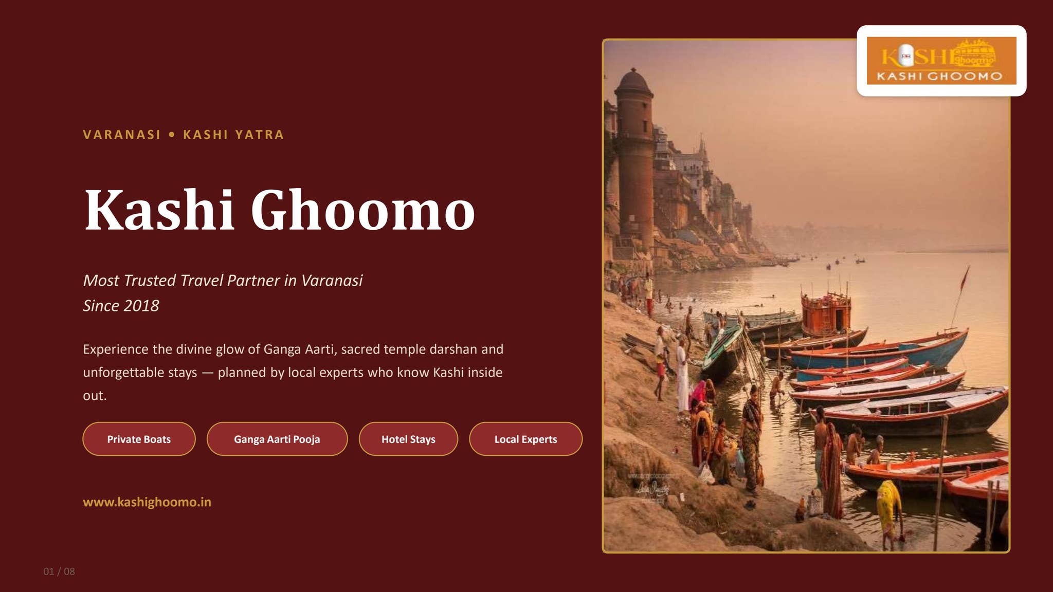 Varanasi Tour Packages & Boat Rides | Kashi Ghoomo by Kashi ghoomo - Issuu