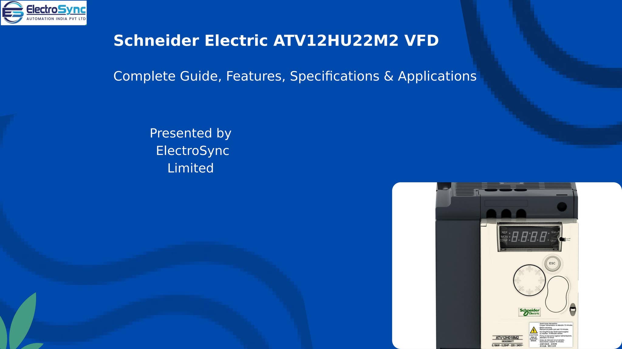 Schneider Electric ATV12HU22M2 VFD (2) by Electrosync Limited - Issuu