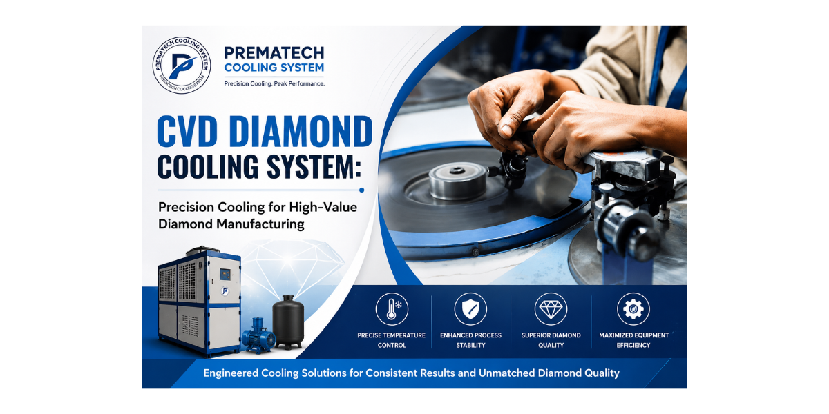 CVD Diamond Cooling System: Precision Cooling for High-Value Diamond Manufacturing  – prematechcooling