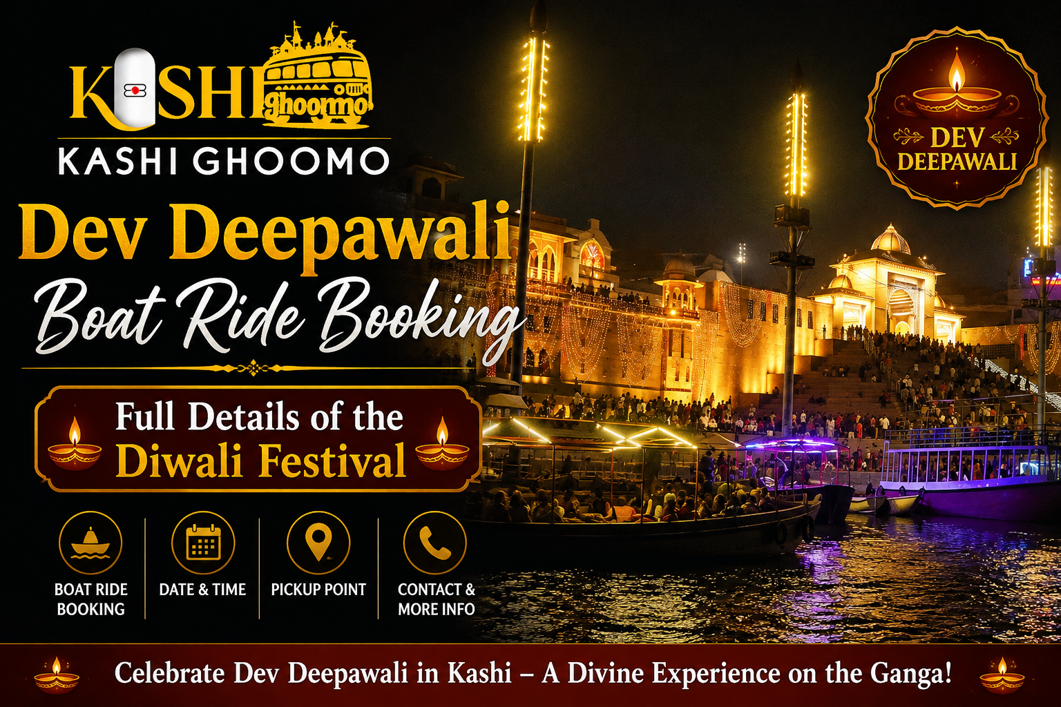 Boat Booking for Dev Deepakali in Varanasi | Full Details of the Diwali Festival
