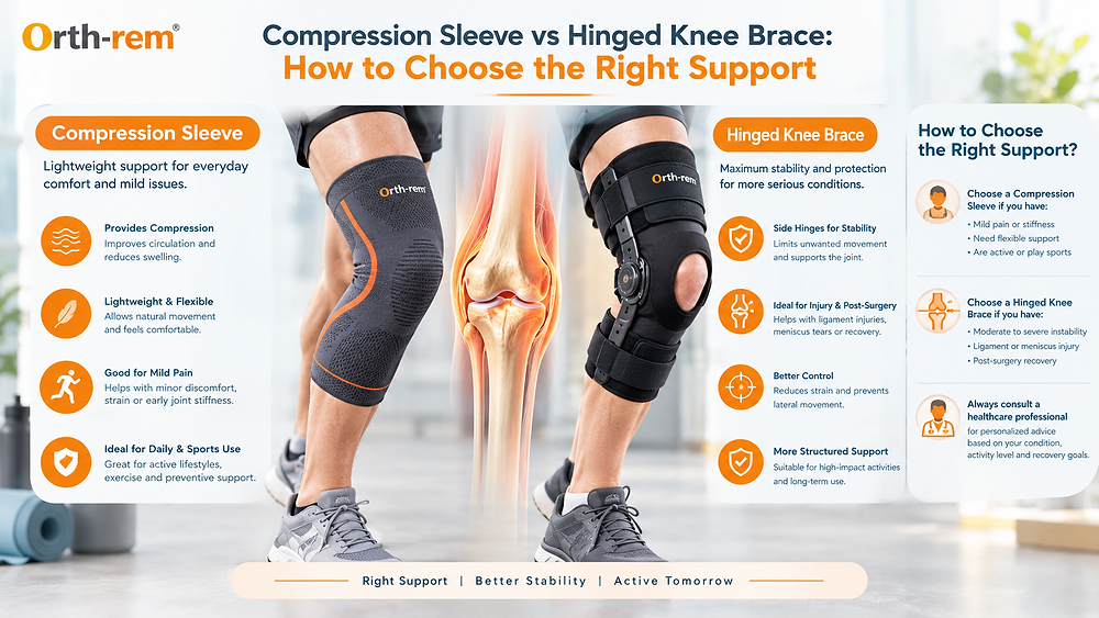 Compression Sleeve vs Hinged Knee Brace: Which to Choose?