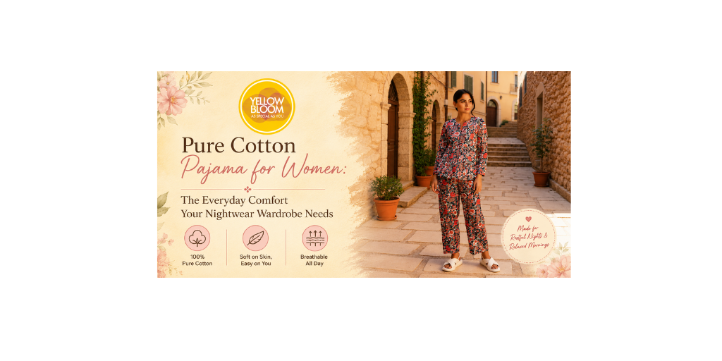 Pure Cotton Pajama for Women: The Everyday Comfort Your Nightwear Wardrobe Needs – yellowbloomblog