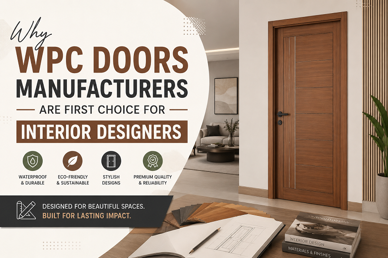 Why WPC Doors Manufacturers are First Choice for Interior Designers