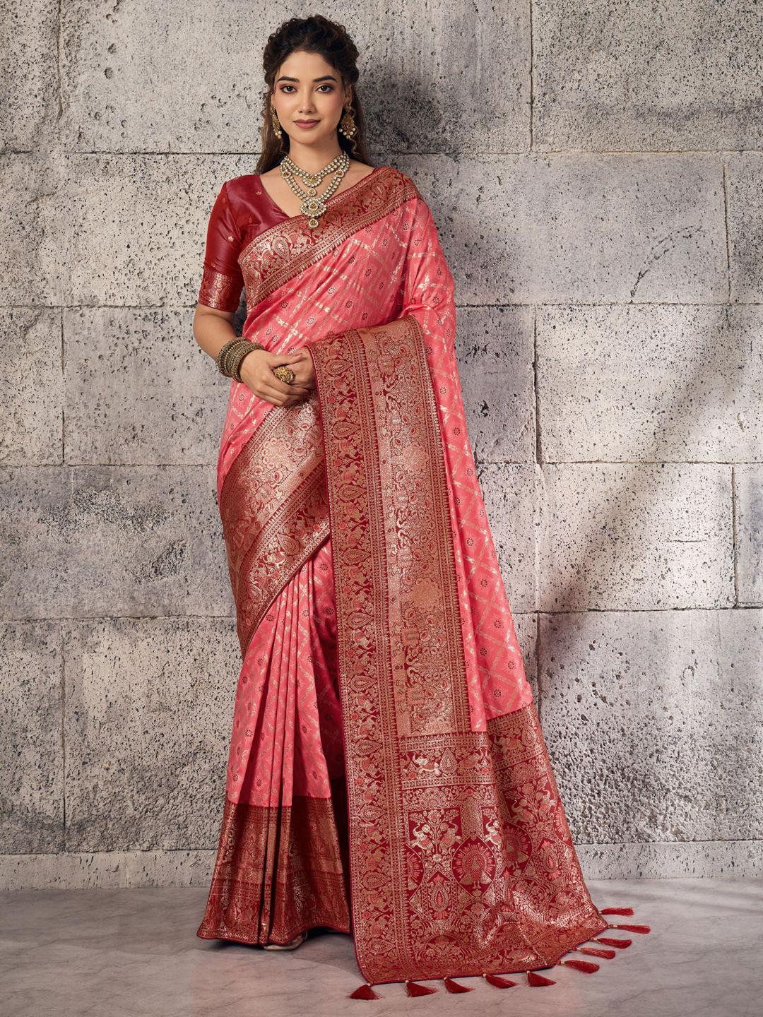 10 Celebrity Bridal Saree Looks That Stole The Spotlight