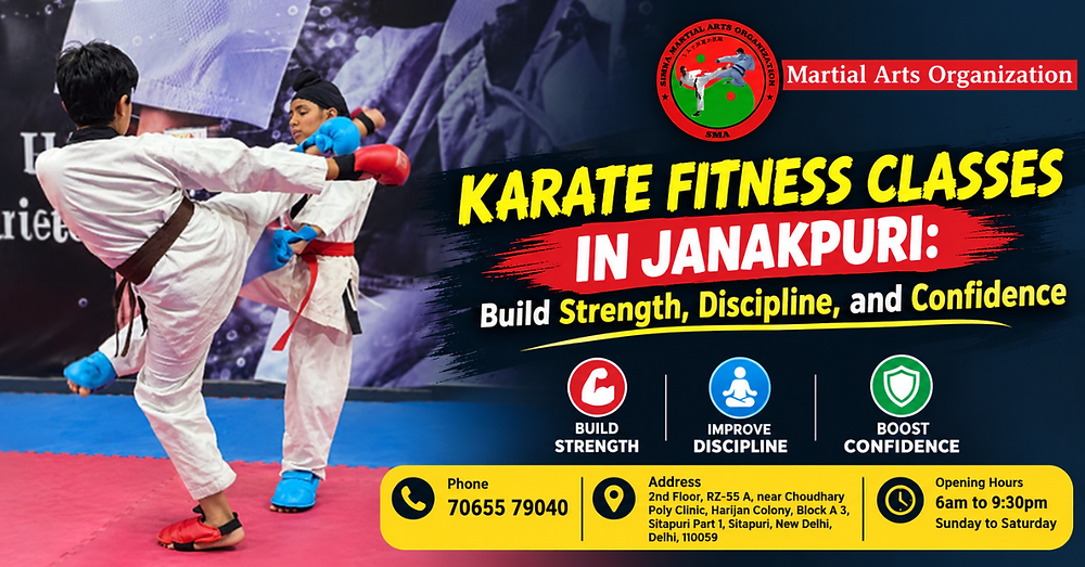 Karate Fitness Classes in Janakpuri: Build Strength, Discipline, and Confidence