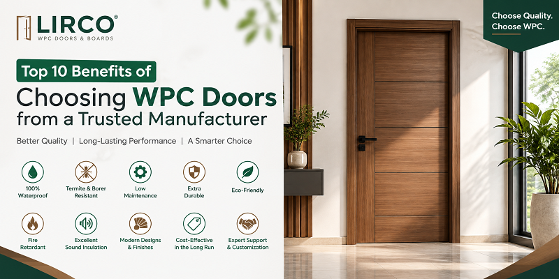 Top 10 Benefits of Choosing WPC Doors from a Trusted Manufacturer – Lirco