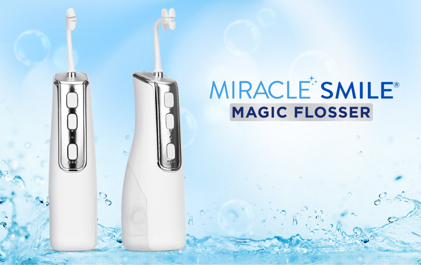 Miracle Smile | Magic Flosser for a Brighter Smile