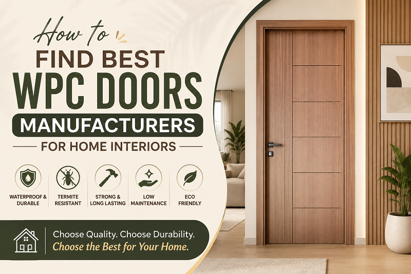 How to Find Best WPC Doors Manufacturers for Home Interiors – Lirco
