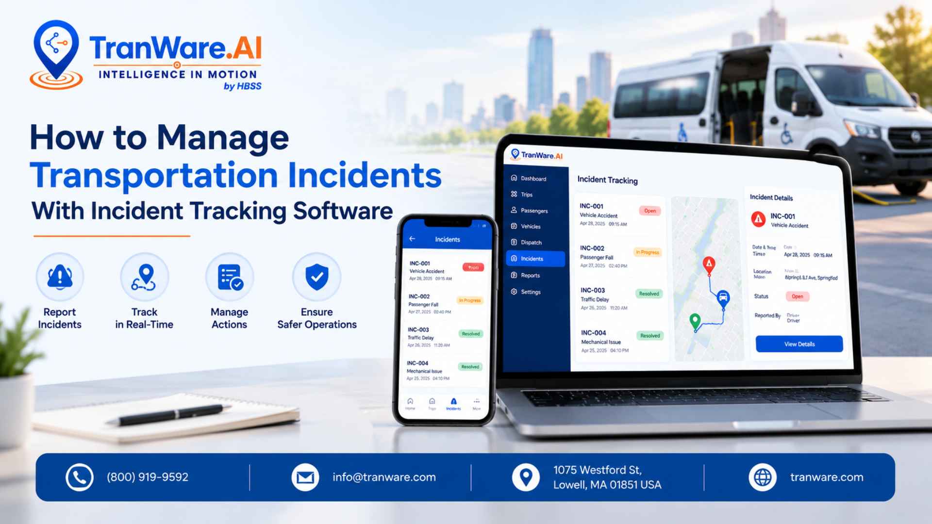 How Incident Tracking Software Manages Transport Incidents