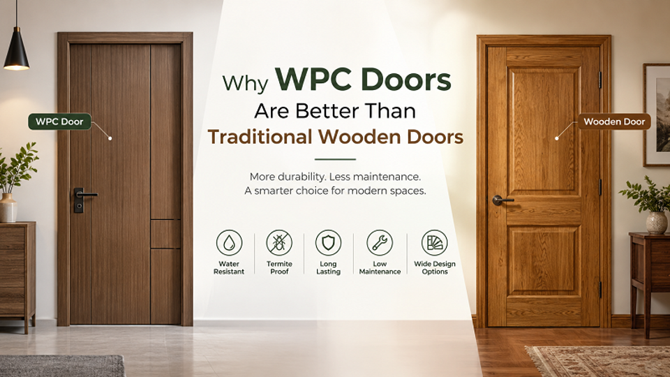 Why WPC Doors Are Better Than Traditional Wooden Doors
