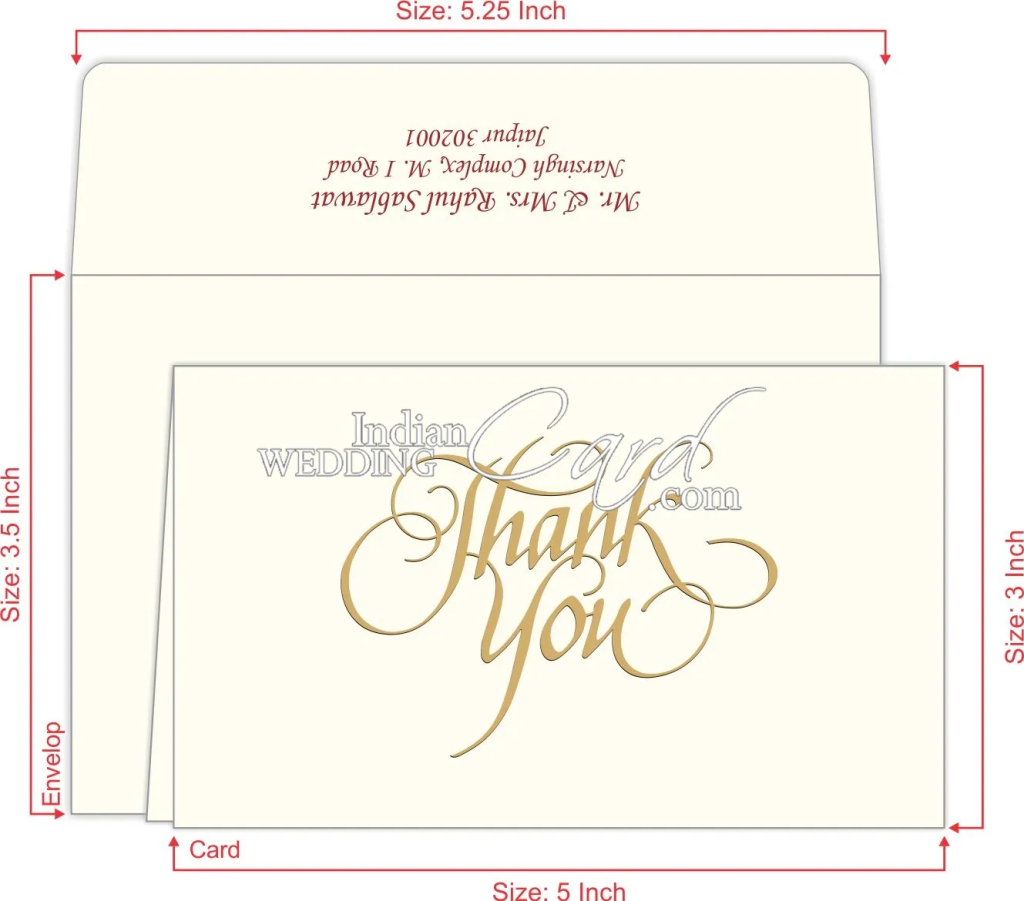 12 Best Thank You Invitation Cards To Show Your Appreciation | Indian Wedding Card's Blog
