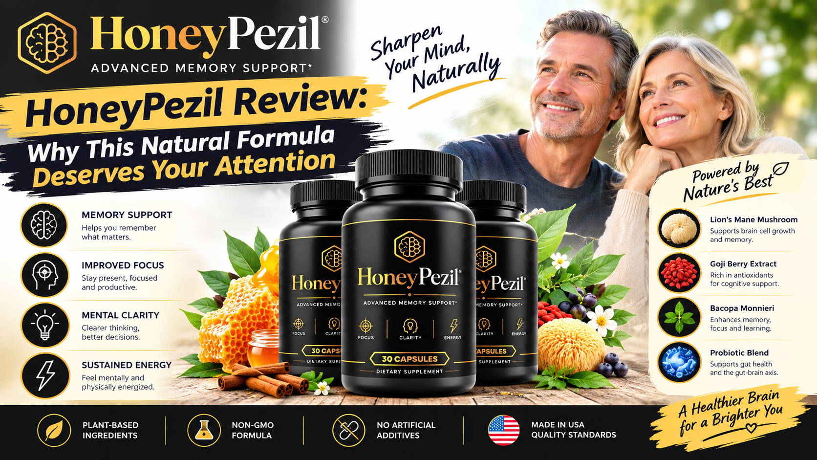 HoneyPezil Review: Natural Formula Benefits