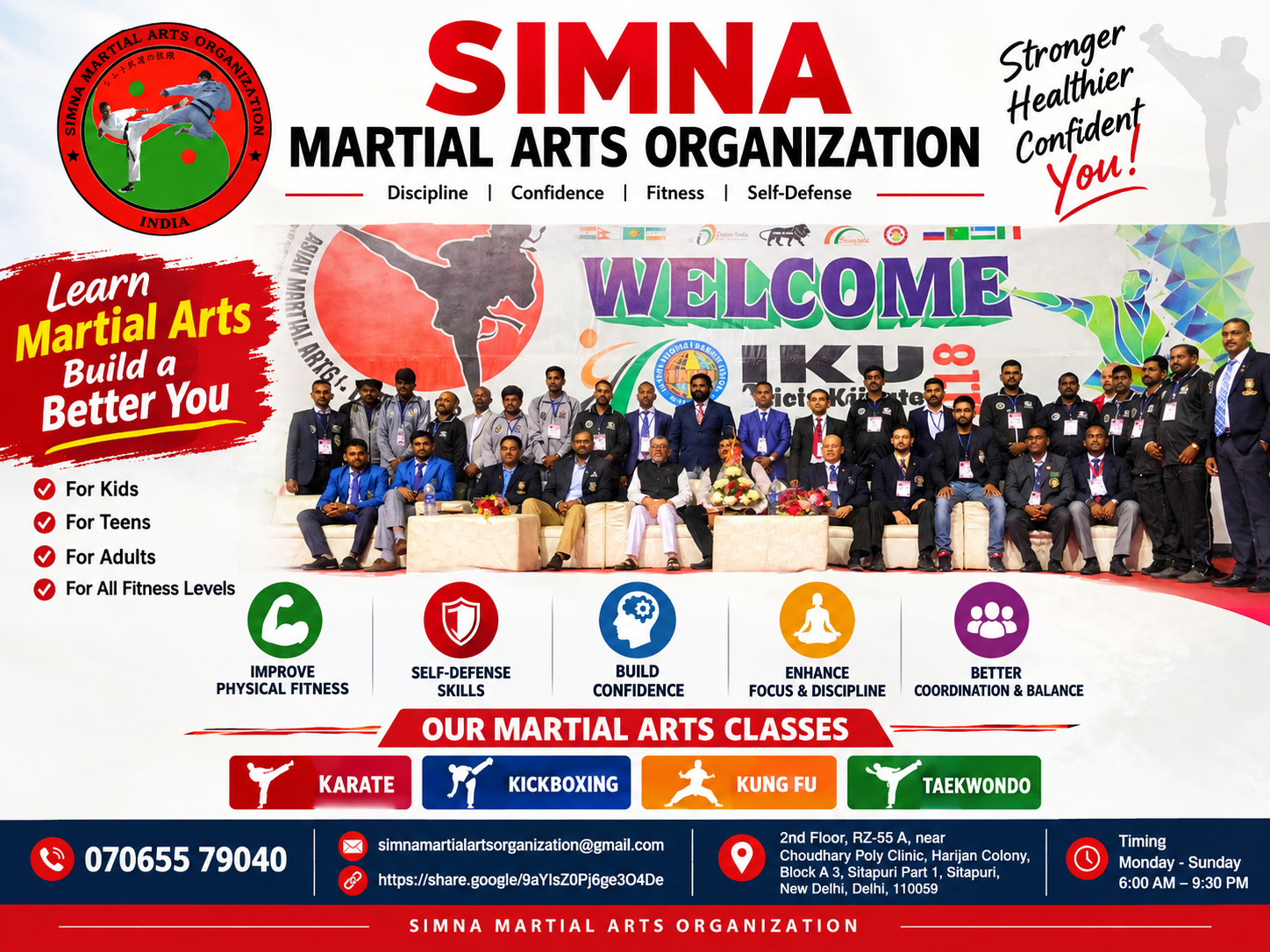 Kung Fu Classes in Dabri Extension: Build Strength, Fitness, and Confidence – simnamartialarts4