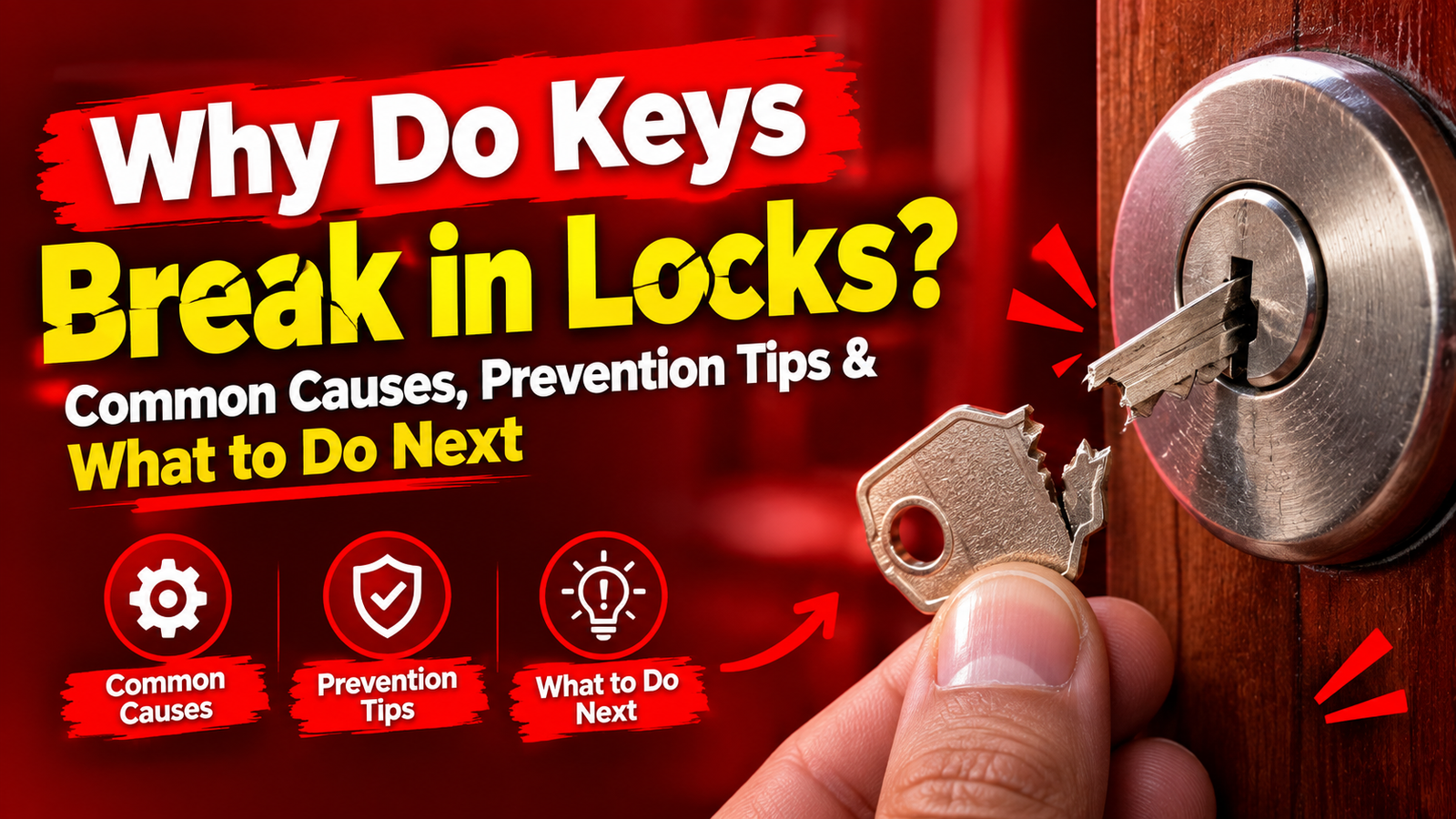 Why Do Keys Break in Locks? Common Causes, Prevention Tips & What to Do Next - REMS Locksmiths Leeds