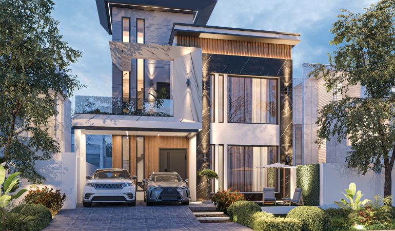 Best Modern 5 Marla House Design in Lahore - Akhtar Rasool ARchi